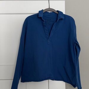 Frank & Eileen Deep Blue Pullover
